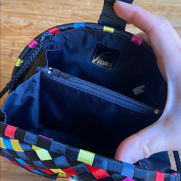 🤍 Evening Bag Multicolor Ribbon - Picture 4 of 5